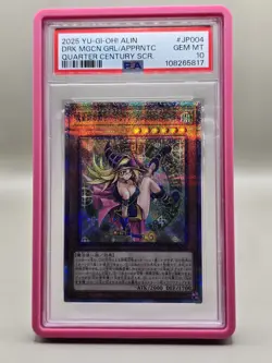 PSA 10 Yugioh Dark Magician Girl Apprentice Quarter Century 25th Japanese ALIN - Image 1