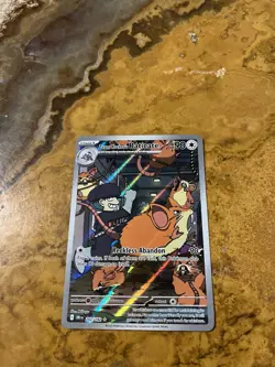 Pokemon Team Rocket's Raticate Destined Rivals Illustration Rare 202/182 - Image 1