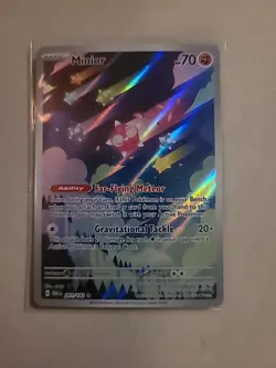 Pokemon TCG Minior 201/182 Paradox Rift Illustration Rare Holo - Image 1