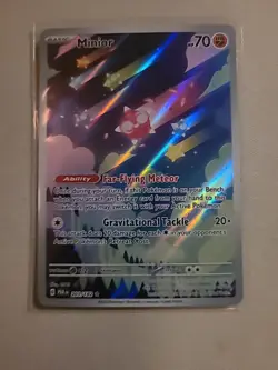 Pokemon TCG Minior 201/182 Paradox Rift Illustration Rare Holo - Image 2