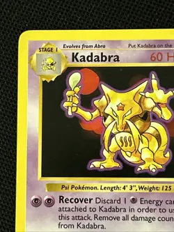 Pokemon Kadabra 032/102 Base Set (Shadowless) Never Played *Near Mint* - Image 3