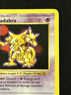 Pokemon Kadabra 032/102 Base Set (Shadowless) Never Played *Near Mint* - Image 4
