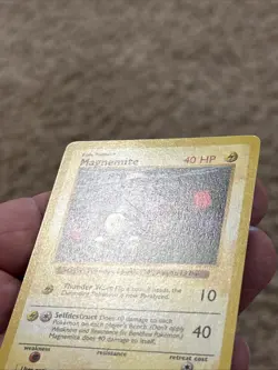 Pokemon Magnemite 053/102 Base Set (Shadowless) Regular *Near Mint* - Image 2