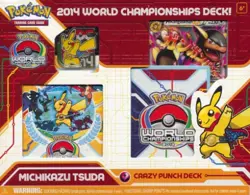 2014 Crazy Punch Deck World Championship Pokemon Michikazu Tsuda SEALED NEW - Image 1