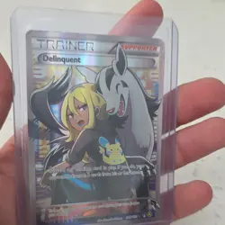Pokemon TCG Delinquent Trainer Full Art Promo Alternate Art Holo 098B/122 - Image 4