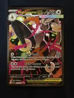 Pokemon TCG Mega Lopunny EX 128/094 Special Rare Holo Me02: Phantasmal Flames - Image 1
