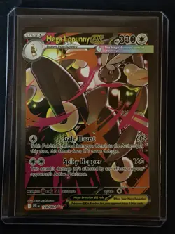 Pokemon TCG Mega Lopunny EX 128/094 Special Rare Holo Me02: Phantasmal Flames - Image 3