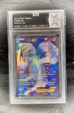 Pokemon Lugia EX XY Ancient Origins Full Art #94 Graded TGA 9.5 Gem Mint - Image 3