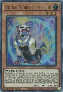 Virtual World Xiezhi - Jiji - MP21-EN175 - Ultra Rare - 1st Edition - Lightly Pl - Image 1