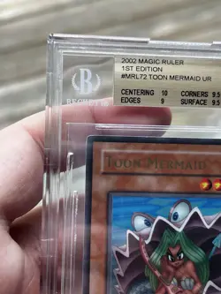 Yu-Gi-Oh! Toon Mermaid Magic Ruler MRL-072 1st Edition Ultra Rare - Image 3