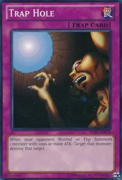 Trap Hole - YSYR-EN038 - Common - Unlimited Edition - Heavily Played - Yugi Relo - Image 1