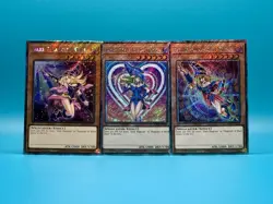 Yugioh Dark Magician Girl Platinum Secret rare NM bundle - Image 1