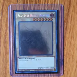 Yu-Gi-Oh Ghost-Rare Red-Eyes Black Dragon 1st Edition Ghosts from the Past - Image 1