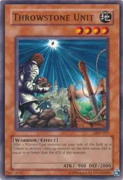 Throwstone Unit - LOD-017 - Common - Unlimited Edition - Near Mint - Legacy of D - Image 1