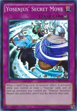 Yosenjus' Secret Move - THSF-EN009 - Super Rare - 1st Edition - Lightly Played - - Image 1