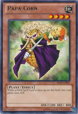 Papa-Corn - ABYR-EN097 - Rare - Unlimited Edition - Heavily Played - Abyss Risin - Image 1