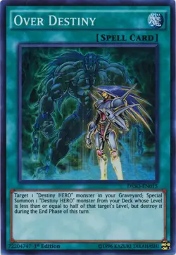 Over Destiny - DESO-EN015 - Super Rare - 1st Edition - Lightly Played - Destiny - Image 1