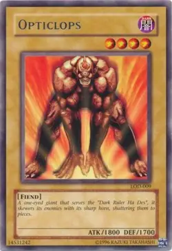 Opticlops - LOD-009 - Rare - Unlimited Edition - Heavily Played - Legacy of Dark - Image 1