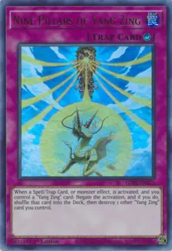 Nine Pillars of Yang Zing - GFP2-EN171 - Ultra Rare - 1st Edition - Lightly Play - Image 1