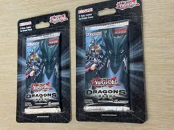 (2) Yugioh Dragons Of Legends 1st Edition Blister Pack English Edition Sealed! - Image 2