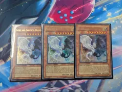 YUGIOH Ultra Rare Light And Darkness Dragon LDPP-EN001 MP X3 (Playset) - Image 1