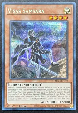 Visas Samsara MP24-EN108 Secret Rare 1st Edition Yu-Gi-Oh! Mint/Near Mint - Image 1