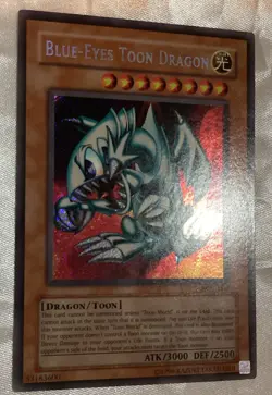 Konami Blue-Eyes Toon Dragon MRL-000 Magic Ruler Unlimited Foil Secret Rare - Image 4