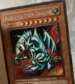 Konami Blue-Eyes Toon Dragon MRL-000 Magic Ruler Unlimited Foil Secret Rare - Image 5