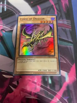 YUGIOH - CURSE OF DRAGON - SUPER RARE - LOB - UNLIMITED - 25TH ANNIVERSARY - Image 1