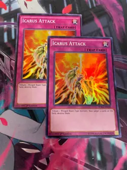 YUGIOH - ICARUS ATTACK X2 - SUPER RARE - WIRA - 1ST ED - NM - Image 1