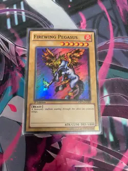 YUGIOH - FIREWING PEGASUS - SUPER RARE - 1ST ED - PRC1 - NM - Image 1