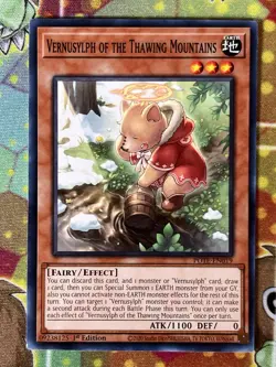 Yugioh Vernusylph Of The Thawing Mountains POTE-EN019 Single - Image 1