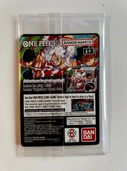 UNOPENED One Piece Monkey.D.Luffy US College Basketball Promo Card + Poster OP05 - Image 2