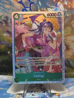 2026 One Piece TCG Extra Booster Heroines Edition Tashigi Super Rare #EB03-018 - Image 1