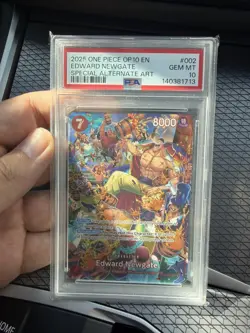 One Piece Edward.Newgate SP ST15-002 Alt Art OP-10 Royal Blood English PSA 10 - Image 1