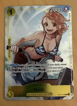 OP15-108 NAMI DASH PACK ENGLISH ADVENTURE ON KAMIS ISLAND ONE PIECE TCG - Image 1