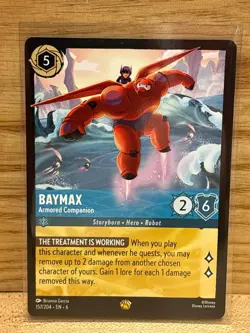 Baymax: Armored Companion Disney Lorcana EN6 Azurite Sea Legendary - Image 1