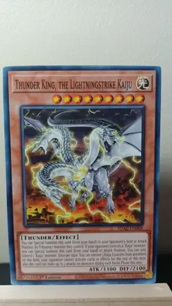 Thunder King, the Lightningstrike Kaiju 1st Ed [NM] - Yu-Gi-Oh! SDAZ [Common] - Image 1