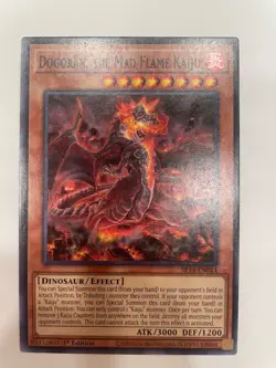 Yu-gi-oh! TCG 1x Dogoran, the Mad Flame Kaiju SR14-EN014 x1 COMMON YUGIOH! NM - Image 1