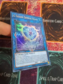 Yu-Gi-Oh! G Golem Crystal Heart BLCR-EN042 Ultra Rare 1st Edition Near Mint - Image 2
