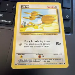 DODUO 48/102 Common Base Set WOTC 1999 Pokemon - HP - Image 1