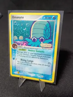Omanyte 60/92 Legend Maker STAMPED Reverse Holo Pokemon TCG - Image 1
