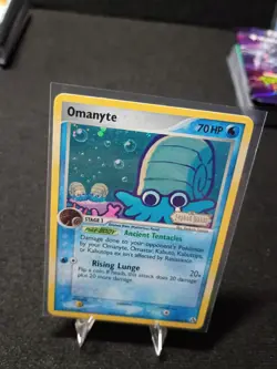 Omanyte 60/92 Legend Maker STAMPED Reverse Holo Pokemon TCG - Image 3