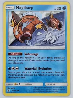Magikarp 17/111 Pokemon - Sun & Moon Crimson Invasion MP - Image 1