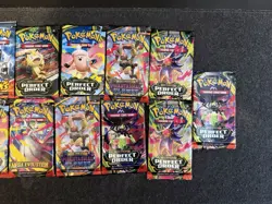 Lot 19 Pokemon TCG Assorted Surging, Ascending, Perfect, Booster PackSEALED NEW - Image 2