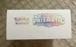 Opened Prismatic Evolutions Pokemon Center ETB for Display W Accessories - Image 2