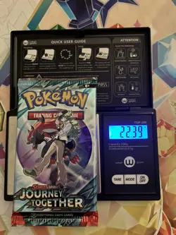 Heavy! Over 22.39 Gram Pokemon Journey Together Booster Pack Sealed - Image 1