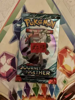 Heavy! Over 22.39 Gram Pokemon Journey Together Booster Pack Sealed - Image 2