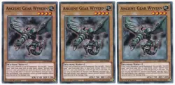 3x Ancient Gear Wyvern - (LDS1-EN084 - 1st Ed - Common) - NM - Yugioh - Image 1