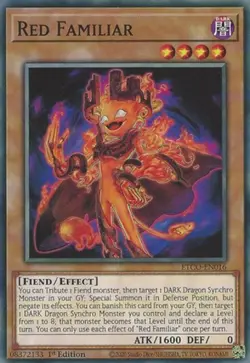 Red Familiar - ETCO-EN016 - Common - 1st Edition - Lightly Played - Eternity Cod - Image 1